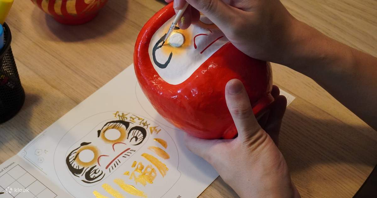アート達磨 USA製バンダナ フレイム柄 パッチワーク DARUMA ZEN CRAFTWORKS] Paint Your Own Takasaki Daruma Doll - Klook
